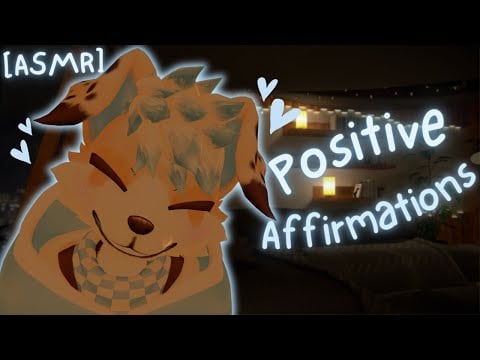 [Furry ASMR] Giving you Positive affirmations to sleep too :3 [Sleep-aid] [Soft-spoken] [Whispering]