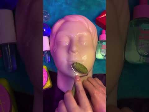 ASMR Skincare on Squishy Mannequin #asmr #shorts