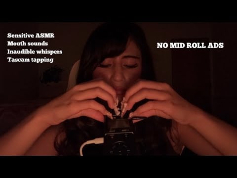 ASMR ~ Tingly inaudible whispers, mouth sounds, trigger words and tascam taps ( No mid roll ads )