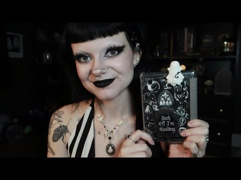ASMR | How I Decorated My Kobo 🖤👻 tapping, tracing, etc.