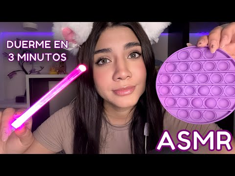 ASMR ESPAÑOL /  DUERME en 3 MINUTOS con VISUALES + HABLÁNDOTE hasta QUE TE DUERMAS