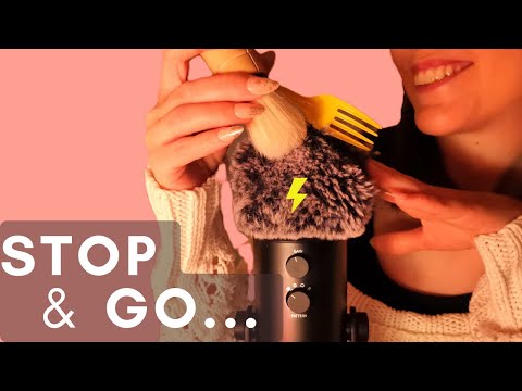 ASMR - STOP & GO TINGLES! Give Me Your Attention | FOCUS, Tingly Triggers  | Whispering