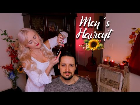 [ASMR] Real Men's Haircut, No Talking