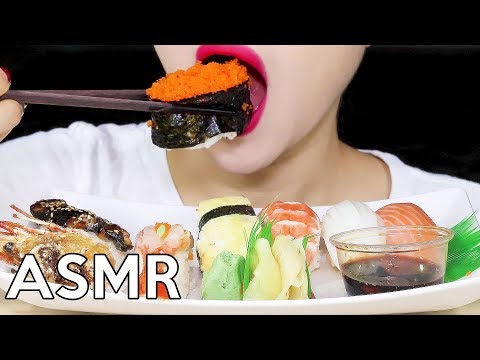 ASMR SUSHI *Big Bites* 초밥 리얼사운드 먹방 Eating Sounds Part2