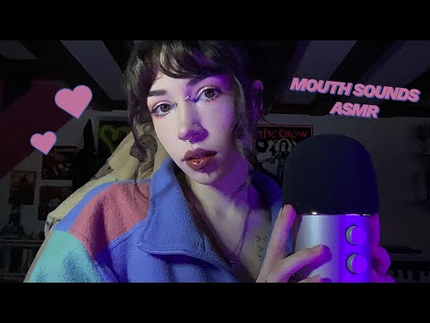 Mouth Sounds ASMR | Finger Fluttering, Mic Tapping, Whispering