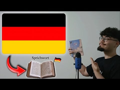 ASMR IN GERMAN 🇩🇪 (Proverbs in German📖🇩🇪)