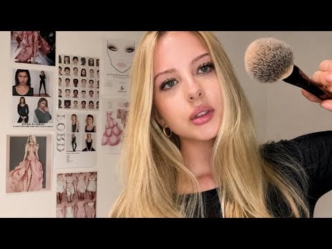 You’re the Model, I’m Your MUA 📷💄doing your makeup before the runway ASMR
