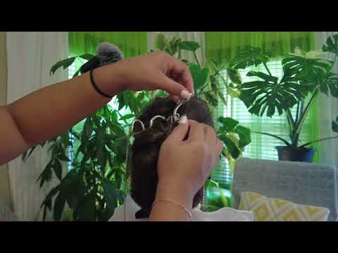 Relaxing | ASMR | Try-Ons Hair Accessories Collections, Styling, Tingles for Deep Sleep, Whispering 