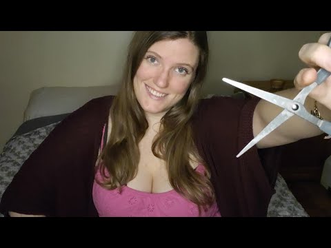 [ASMR] Hair Salon Roleplay (cutting, water sounds, spraying, head & shoulder massage, reiki)