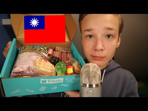 ASMR Mukbang | Trying Snacks From Taiwan🇹🇼 | Try Treats