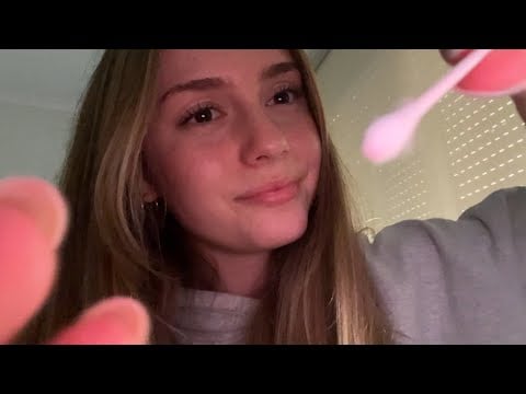 ASMR super up close whispers & personal attention (stuttering, clicking, mouth sounds)