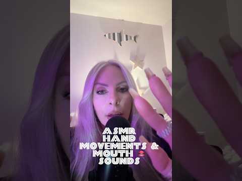ASMR Hand Movements And Mouth Sounds Clicky Whispers For Intense Tingles #sleepaid #asmrshorts