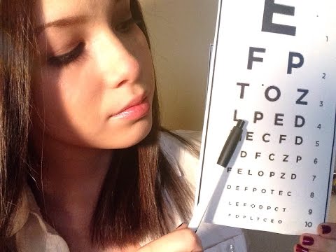 ASMR - Eye Exam Role-Play (Whispered)