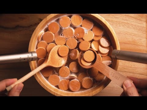 ASMR Gentle Wood Soup Sounds to Help You Sleep