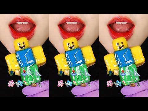 VERTICAL MUKBANG ROBLOX FOOD, SUGAR FONDANT, CUTE ICE CREAM EATING SOUND ASMR 📐