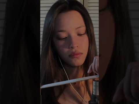 ASMR ear to ear wood scratching tingly mouth sounds #asmr #asmrshorts #asmrsounds #shorts #relax