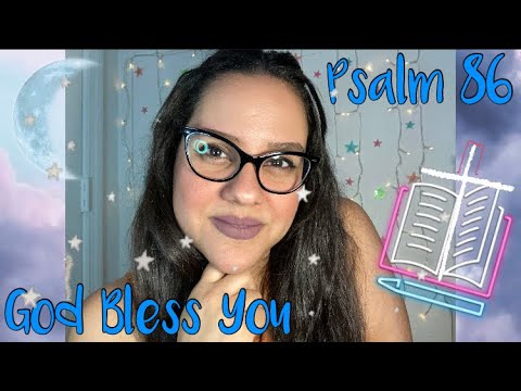 CHRISTIAN ASMR :  BIBLE READING WITH OMY (PSALM 86) #138