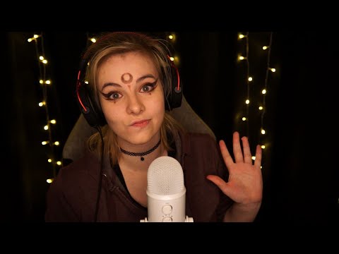 ASMR | breathy close up whispering - ramble, blue yeti