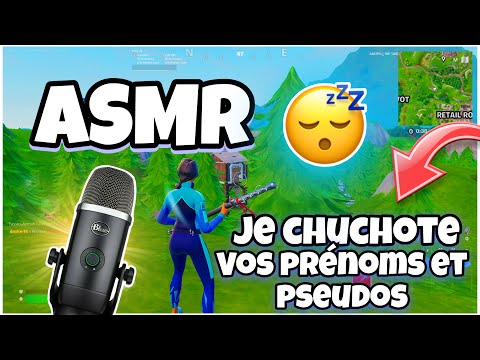 ASMR Français •  JE CHUCHOTE LE PRENOM DE MES ABONNES ! 😴 (en close up)