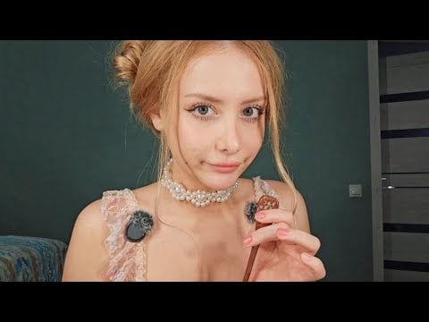 You're my honey. I'll make you feel good. Relaxing sounds, oil massage. Honey dipper АСМР ASMR 