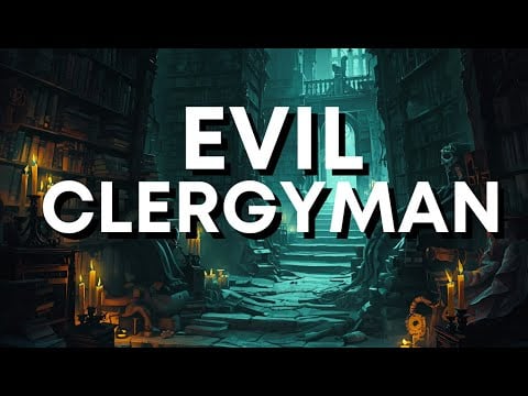 🪞The Evil Clergyman | 31 Nights of Lovecraft (Night 10) | ASMR + Cozy Fireplace Ambiance