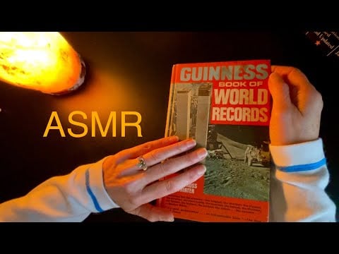 Flipping Through a 1970s Guinness Book of World Records ~ ASMR