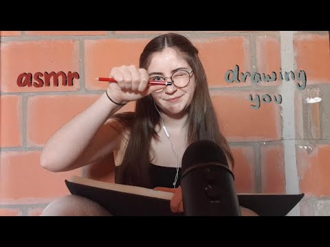 ASMR best friend draws you RP (dutch)