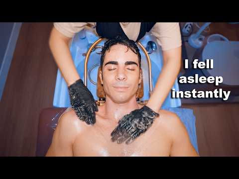 ASMR: Massaggio Alla Testa Orecchie e Collo con Acqua Rilassante!