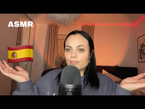 ASMR Trigger words in Spanish 🇪🇸 Español