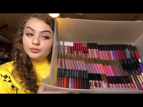 ASMR In-Depth Makeup Collection | Liquid Lipsticks Part 2 👄