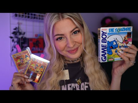 ASMR 4k • GAME STORE ROLEPLAY  (Low Light & Next Level Tingles)