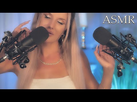 3 HOURS ASMR 💜 Unintelligible Whispering & Gentle Mic Scratching, Ambience Sounds for Deep Sleep 😴✨😴