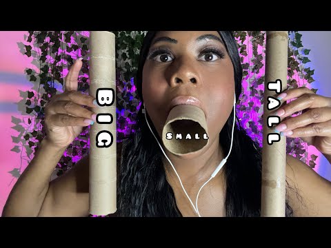 ASMR | Intense Mouth Sounds With Toilet Paper Rolls