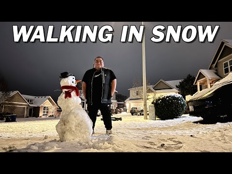 WALKING IN THE SNOW ❄️ ASMR IN REAL LIFE