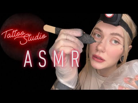 ASMR Suomi - Tatuointistudio ROLEPLAY ✍🏻 (soft spoken, 2k spesiaali 😍)
