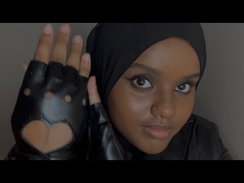 ASMR Leather Gloves & Leather Jacket