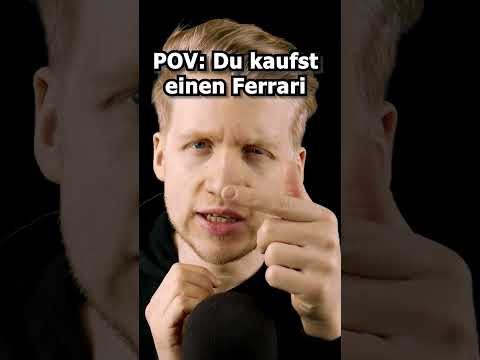 ASMR - POV: Du kaufst einen Ferrari #shorts #asmr #roleplay #deutscheasmr
