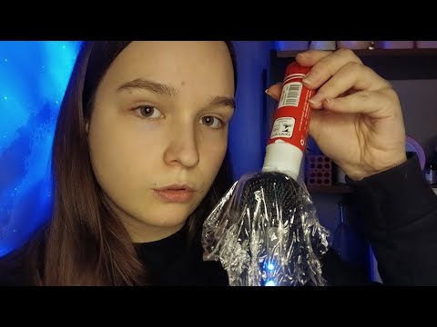 ASMR COLA NO MICROFONE sons colantes, durma rápido