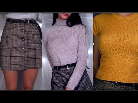 ASMR Fall Try On Clothing Haul Autumn Romwe 🍃🍃🍃