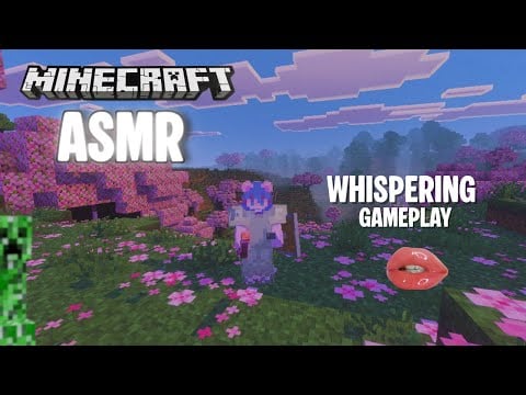 Minecraft ASMR  ♡ - 20 MINUTES on First day ꒱ Whispering w/ Keyboard 🍡