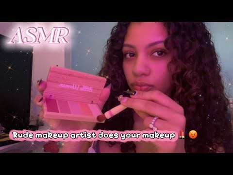 RUDE makeup artist does your prom makeup then beats you up💄😡 | ASMR
