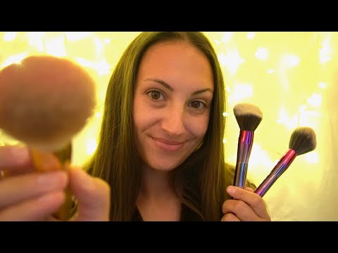 ASMR Face Brushing To Help You Sleep 😴