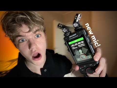 ASMR │ Unboxing My New Microphone!📦🎙️ (Tascam Portacapture X8)