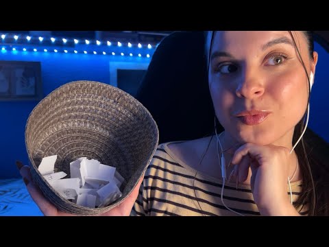 ASMR triggers al azar para dormir como si estuviéramos en directo 💤