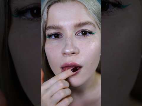 ASMR let me clean your face 😜 Slow & quick spit painting