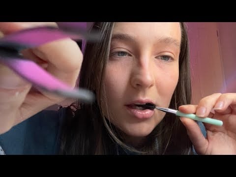 *ASMR* “you have something in your eye” (personal attention, plucking, scratching)👀💧