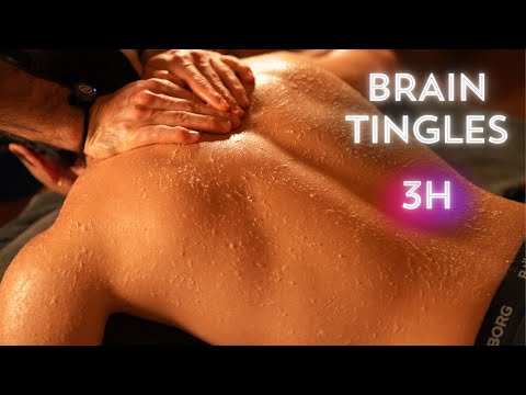 3 Hours Spa Deep Relax ASMR Salt Scrub Back & Neck Massage Session