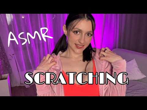 ASMR: Scratching Pink Sweater Fabric 🩷 Relaxing Soft Sounds / no talking