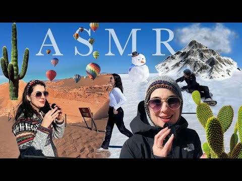 ASMR: CONDIÇÕES EXTREMAS EM 4 PAÍSES - VIAGEM SENSORIAL | Sweet Carol