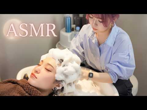 【ASMR】脳がとろける極上シャンプー＆眼浸浴ヘッドスパ💤寝落ち確定の45分